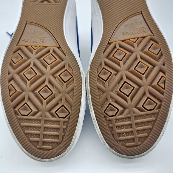 Converse Chuck Taylor II Lunarlon Blue Canvas High Top Sneakers Trainers, 5.5 - Picture 14 of 16